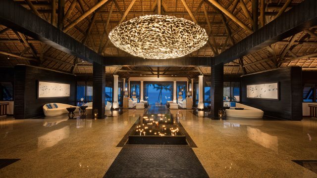 Constance Belle Mare Plage Resort - Mauritius - Lobby Night View