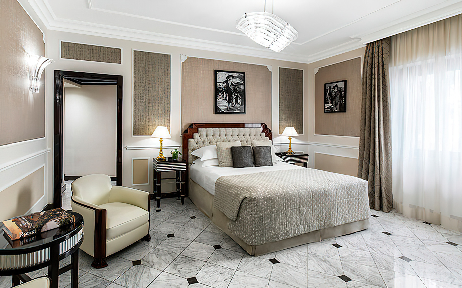 Baglioni Hotel Regina, Roma – Rome, Italy – 2 Bedroom Family Suite Bedroom