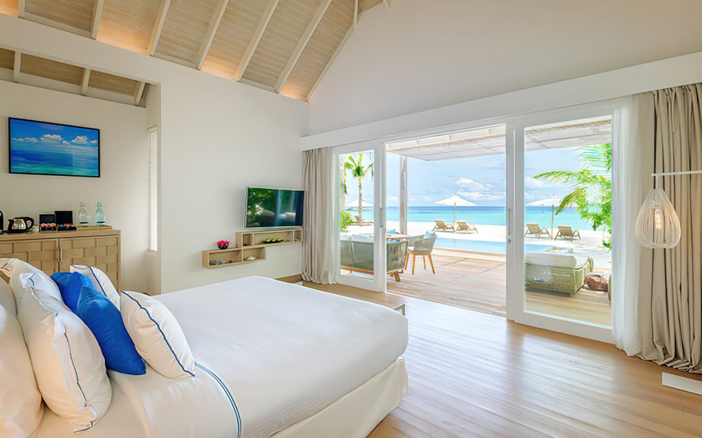 Baglioni Resort Maldives - Maagau Island, Rinbudhoo, Maldives - Beach Pool Villa Bedroom