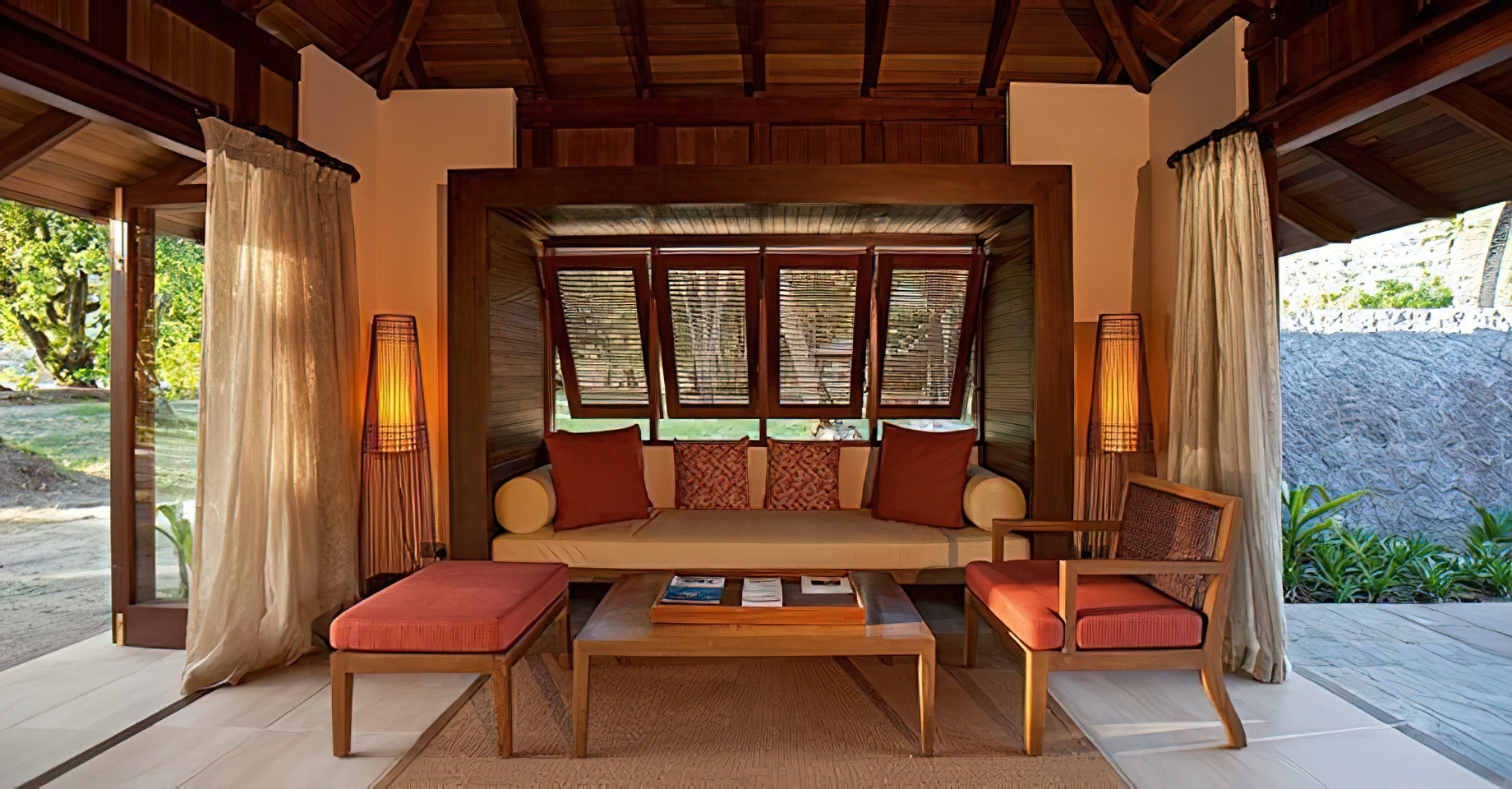 Constance Ephelia Resort - Port Launay, Mahe, Seychelles - Beach Villa Interior Seating