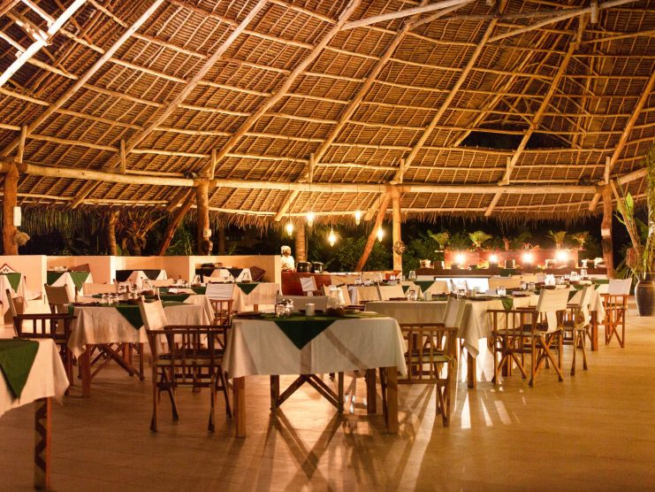 Gold Zanzibar Beach House & Spa Resort - Nungwi, Zanzibar, Tanzania - Kilimanjaro Restaurant Evening Dining