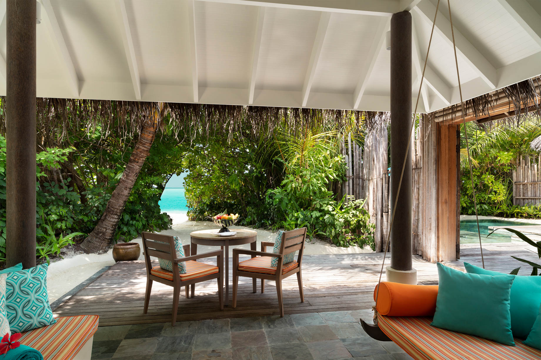 Anantara Thigu Maldives Resort - South Male Atoll, Maldives - Beach Pool Villa Balcony