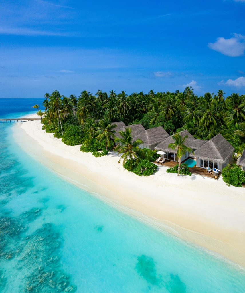 Baglioni Resort Maldives - Maagau Island, Rinbudhoo, Maldives - Beach Villa Aerial View