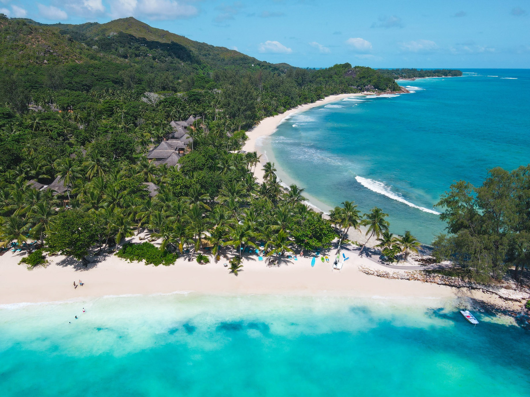 Constance Lemuria Resort – Praslin, Seychelles – Villas Aerial View