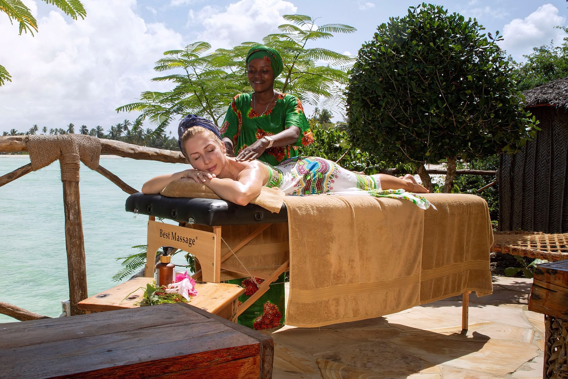 The Island Pongwe Lodge Pongwe Zanzibar Tanzania Outdoor Massage Travoh 