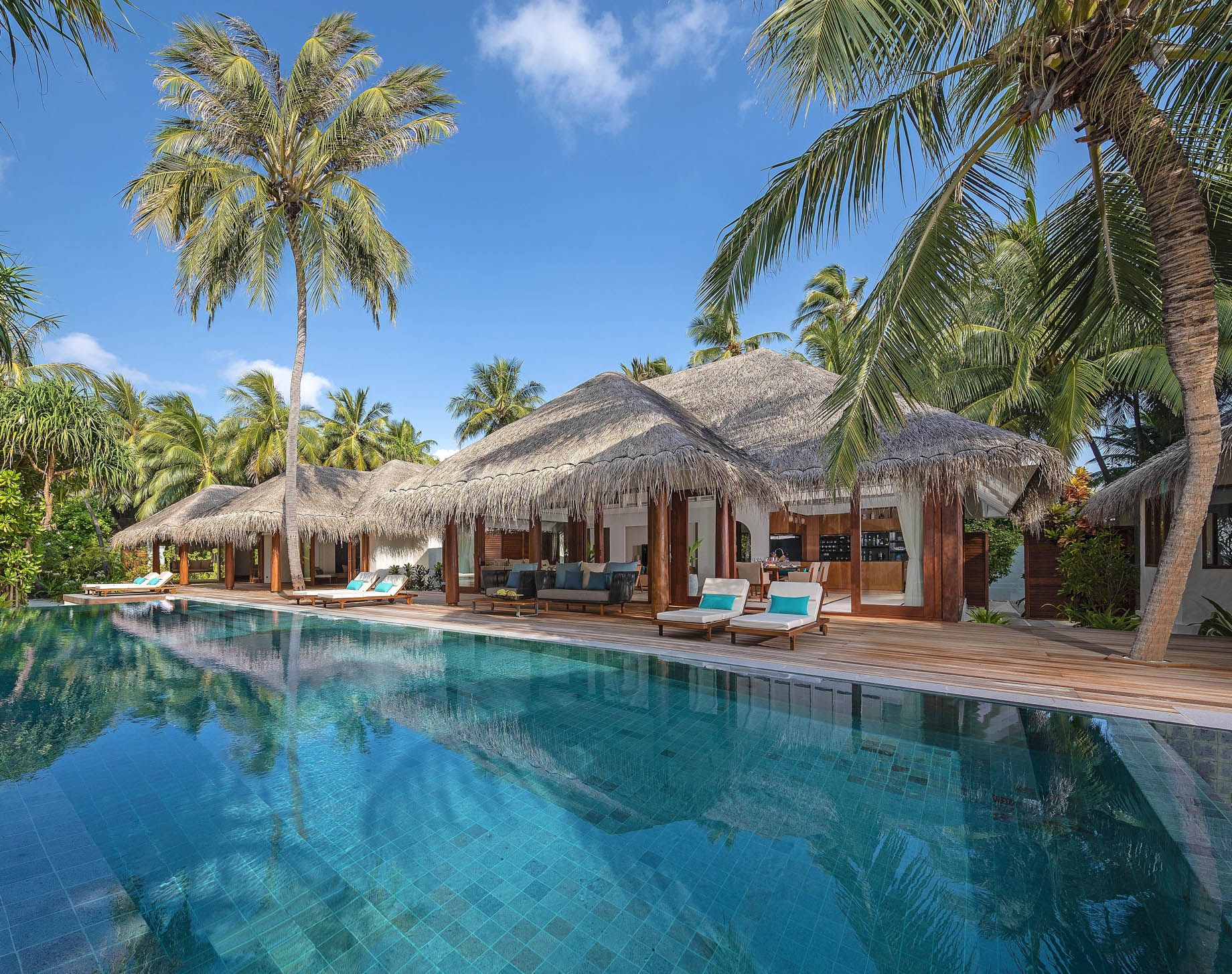 Anantara Kihavah Maldives Villas Resort – Baa Atoll, Maldives – Three Bedroom Beach Pool Residence Exterior View