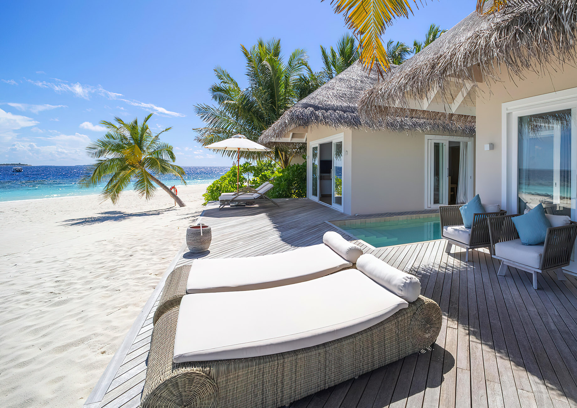 Baglioni Resort Maldives – Maagau Island, Rinbudhoo, Maldives – Beach Villa Pool Suite Deck