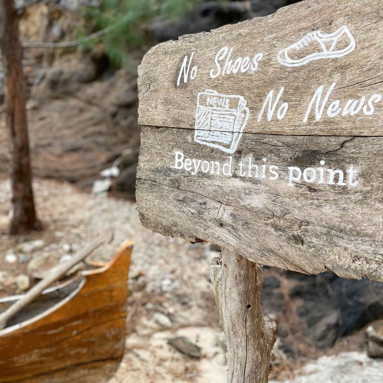 Constance Tsarabanjina Island Resort – Madagascar – No Shoes Sign