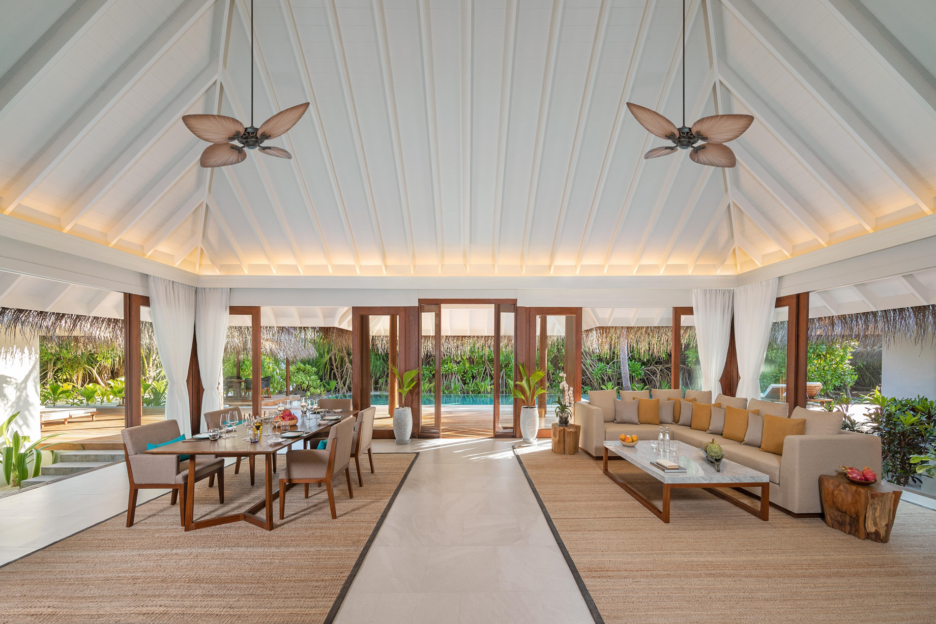 Anantara Kihavah Maldives Villas Resort – Baa Atoll, Maldives – Three Bedroom Beach Pool Residence Living Area