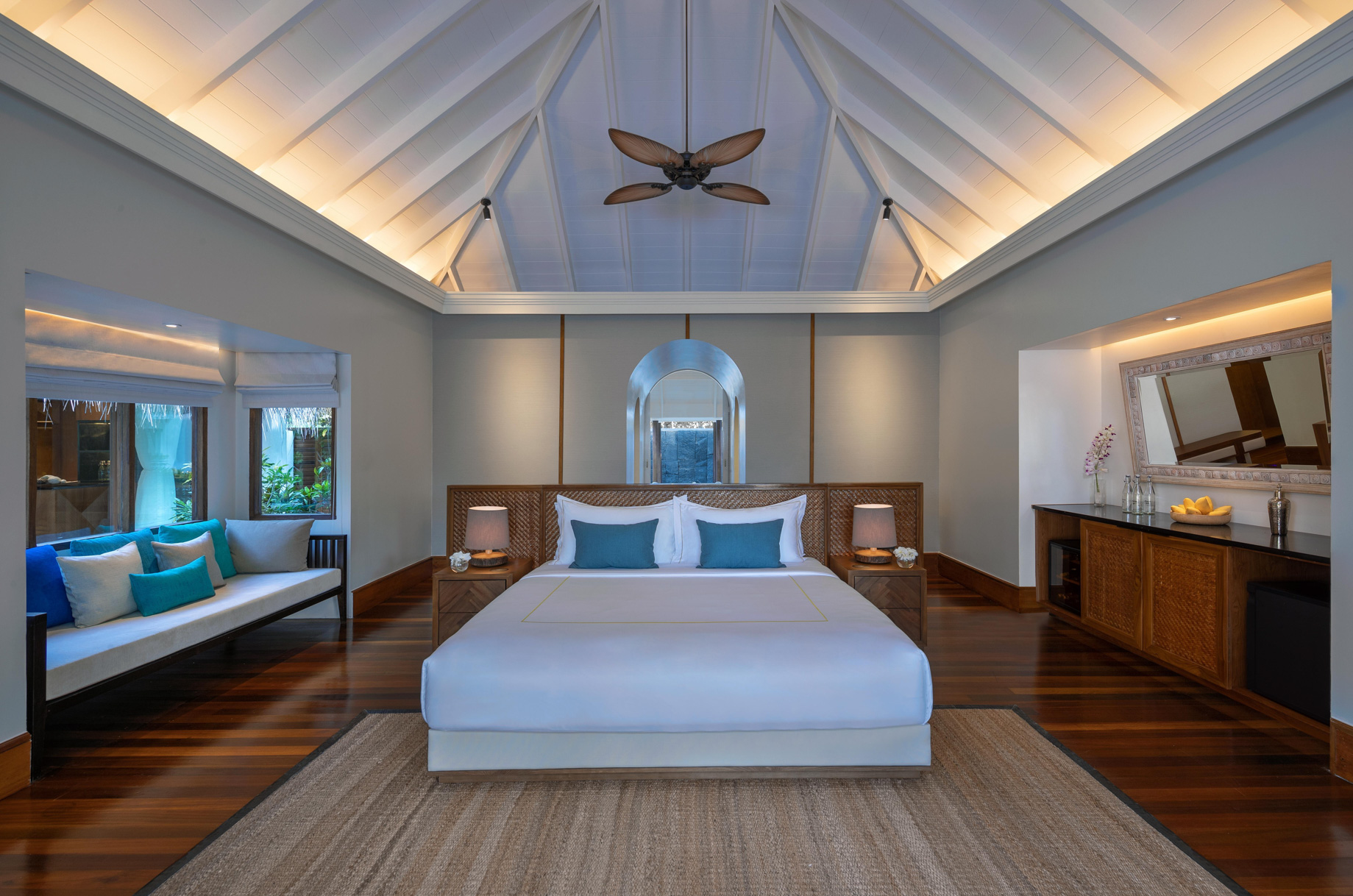 Anantara Kihavah Maldives Villas Resort - Baa Atoll, Maldives - Three Bedroom Beach Pool Residence Bedroom