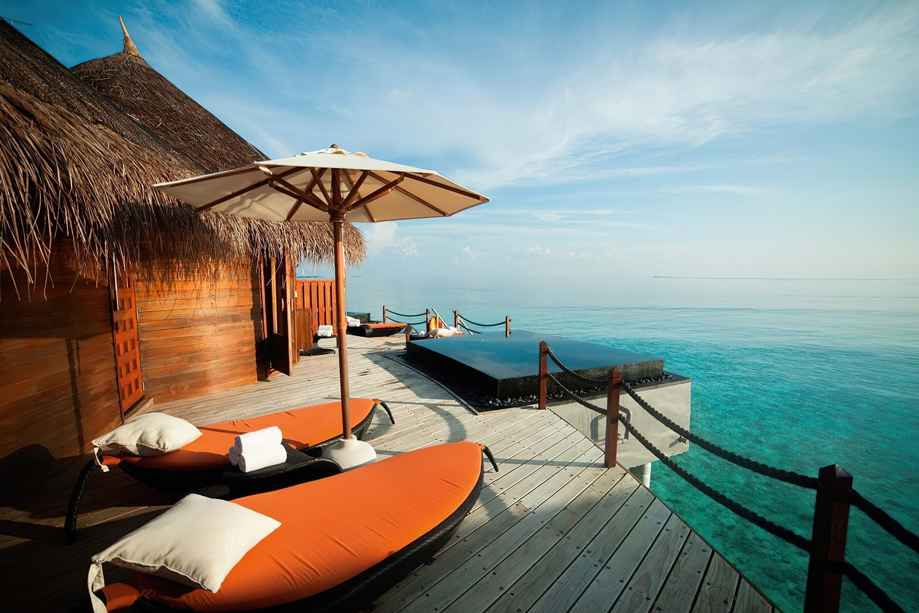 Constance Halaveli Resort – North Ari Atoll, Maldives – Overwater Spa Deck