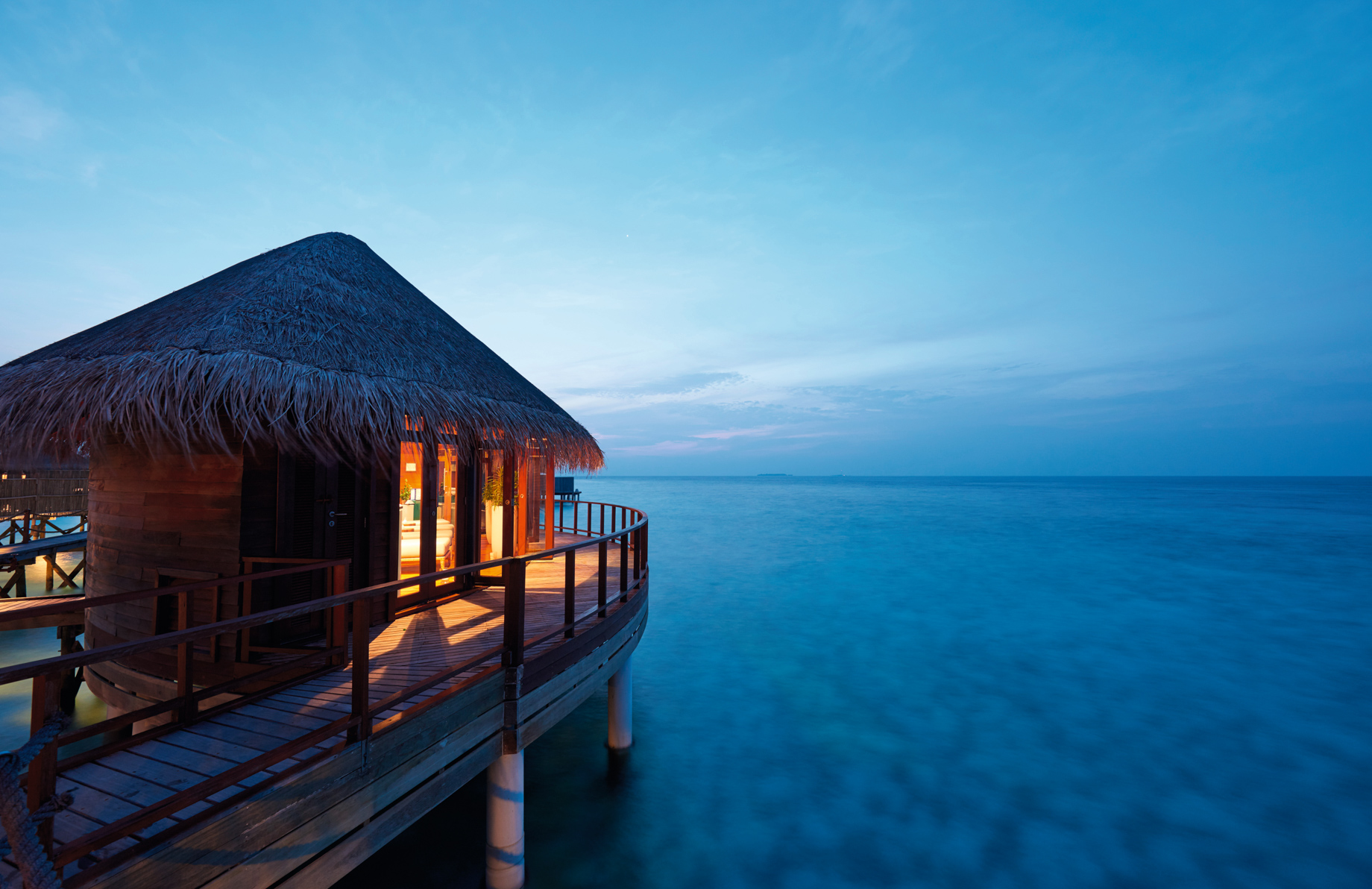 Constance Halaveli Resort – North Ari Atoll, Maldives – Overwater Sunset View