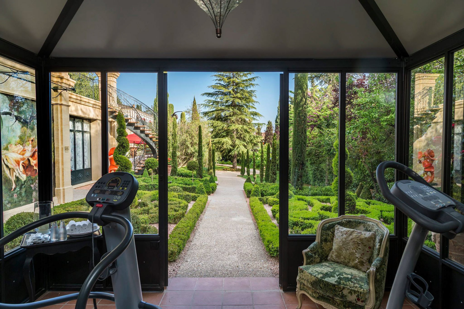 Villa Gallici Relais Châteaux Hotel - Aix-en-Provence, France - Gym