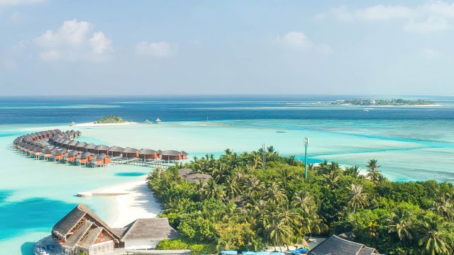 Anantara Thigu Maldives Resort - South Male Atoll, Maldives - Resort Aerial View