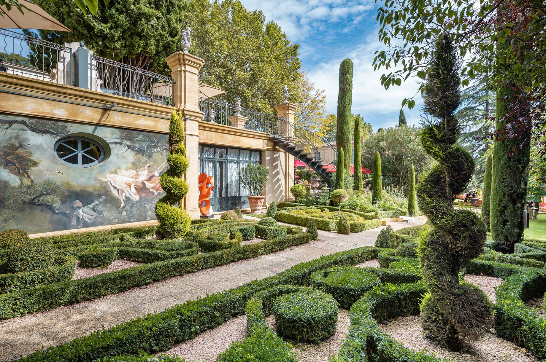 Villa Gallici Relais Châteaux Hotel – Aix-en-Provence, France – Spa Garden