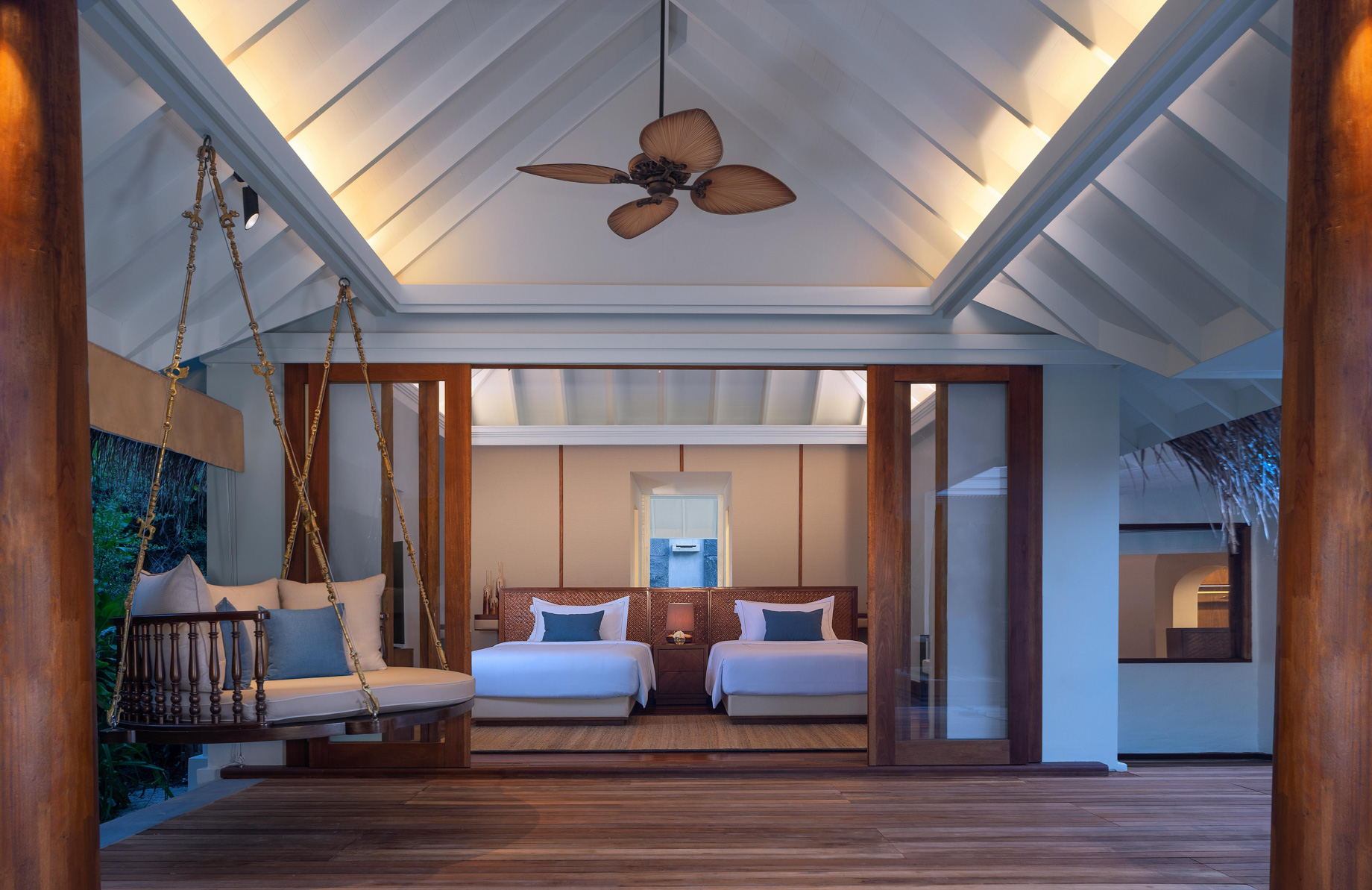 Anantara Kihavah Maldives Villas Resort - Baa Atoll, Maldives - Three Bedroom Beach Pool Residence Bedroom