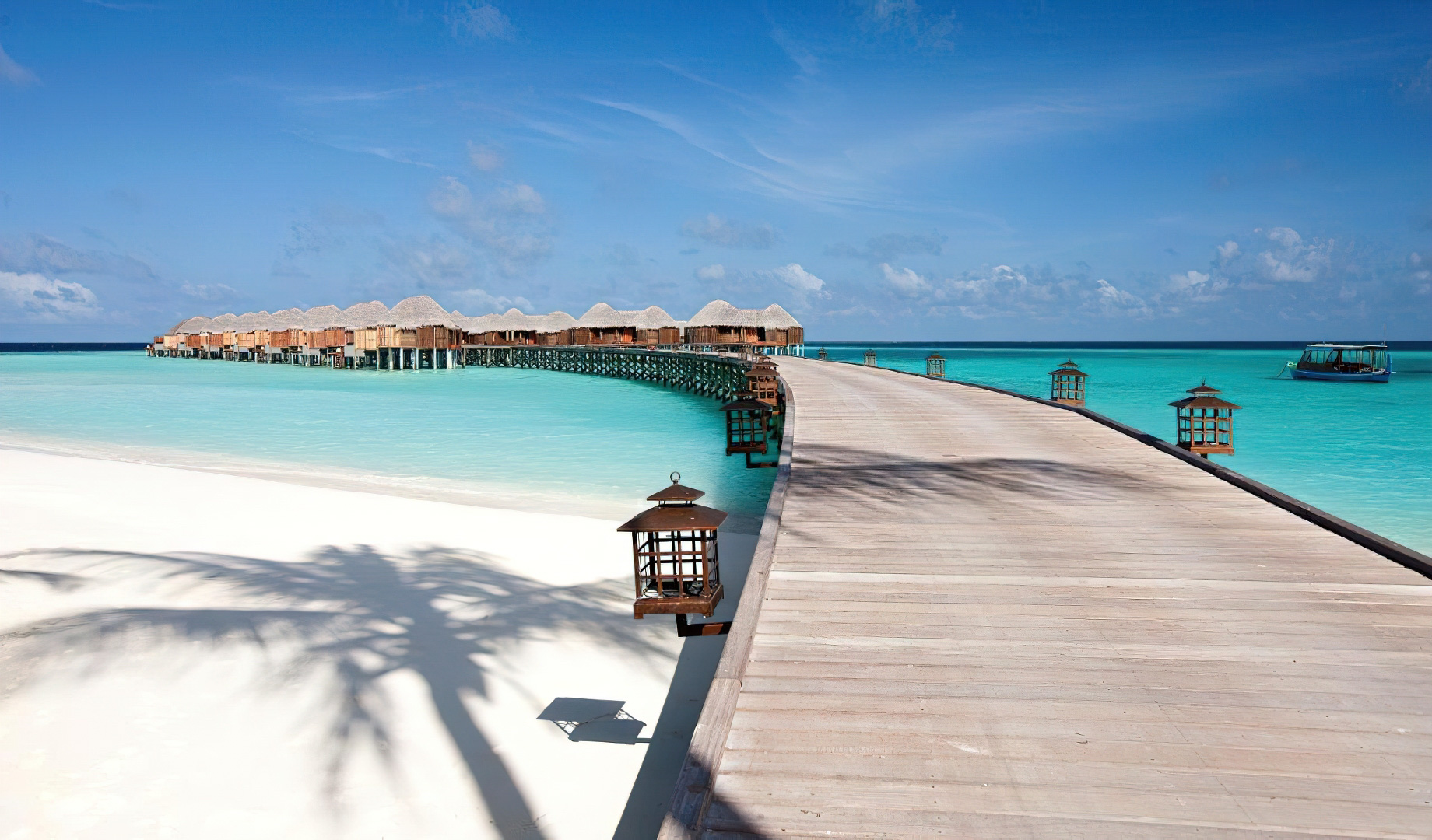 Constance Halaveli Resort - North Ari Atoll, Maldives - Overwater Villas Jetty Walkway