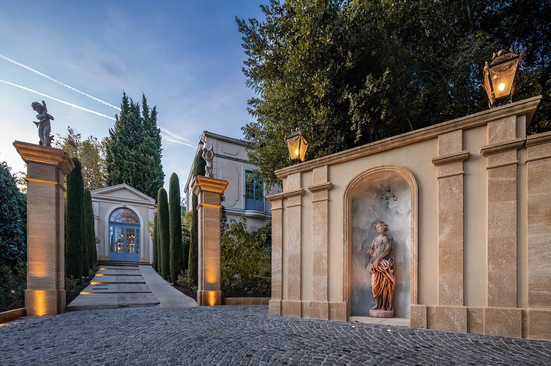 Villa Gallici Relais Châteaux Hotel - Aix-en-Provence, France - Exterior Sunset