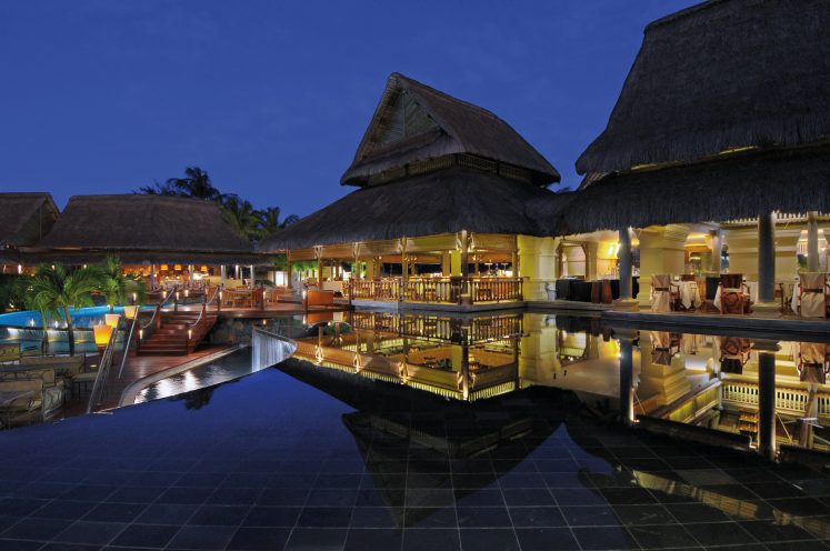 Constance Prince Maurice Resort - Mauritius - Archipel Restaurant Exterior Night