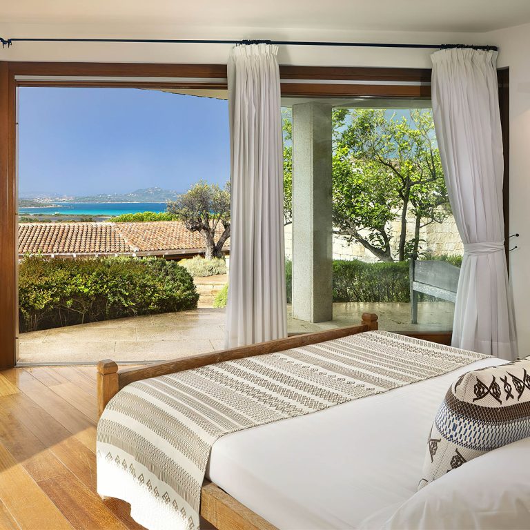 Baglioni Resort Sardinia – San Teodoro, Sardegna, Italy – Villa Le Pernici Bedroom Sea View