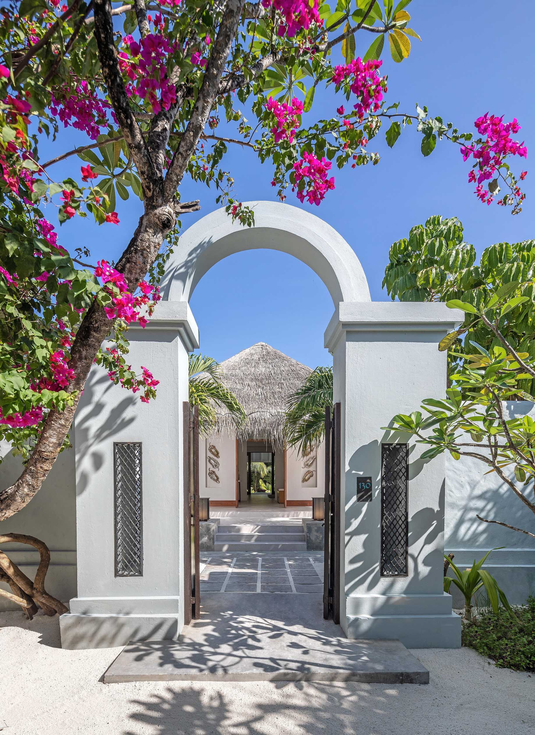 Anantara Kihavah Maldives Villas Resort – Baa Atoll, Maldives – Beach Pool Residence Entrance Gate