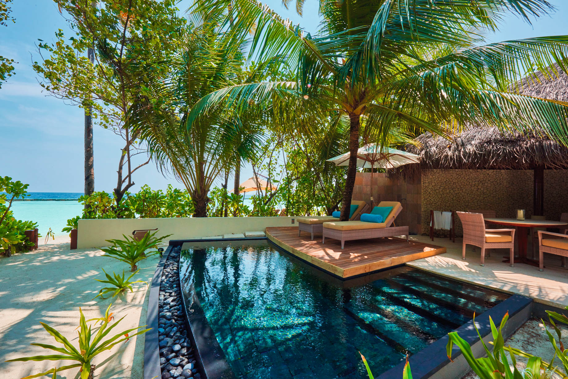 Constance Halaveli Resort – North Ari Atoll, Maldives – Single Storey Beach Villa Pool