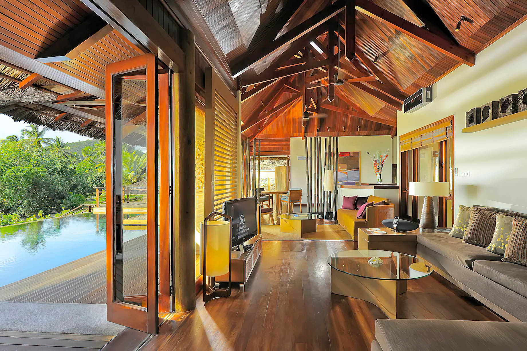 Constance Lemuria Resort - Praslin, Seychelles - Presidential Villa Living Room