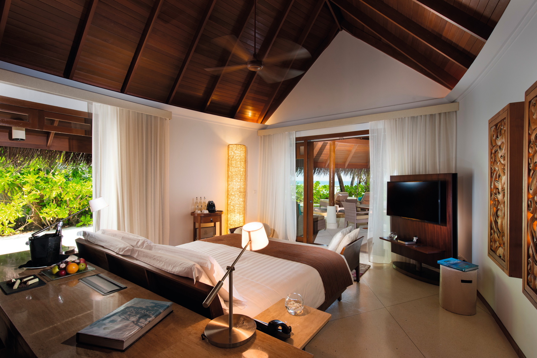 Constance Halaveli Resort – North Ari Atoll, Maldives – Single Storey Beach Villa Interior
