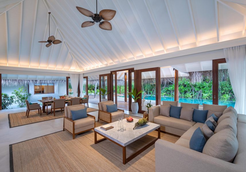 Anantara Kihavah Maldives Villas Resort - Baa Atoll, Maldives - Beach Pool Residence Living Area