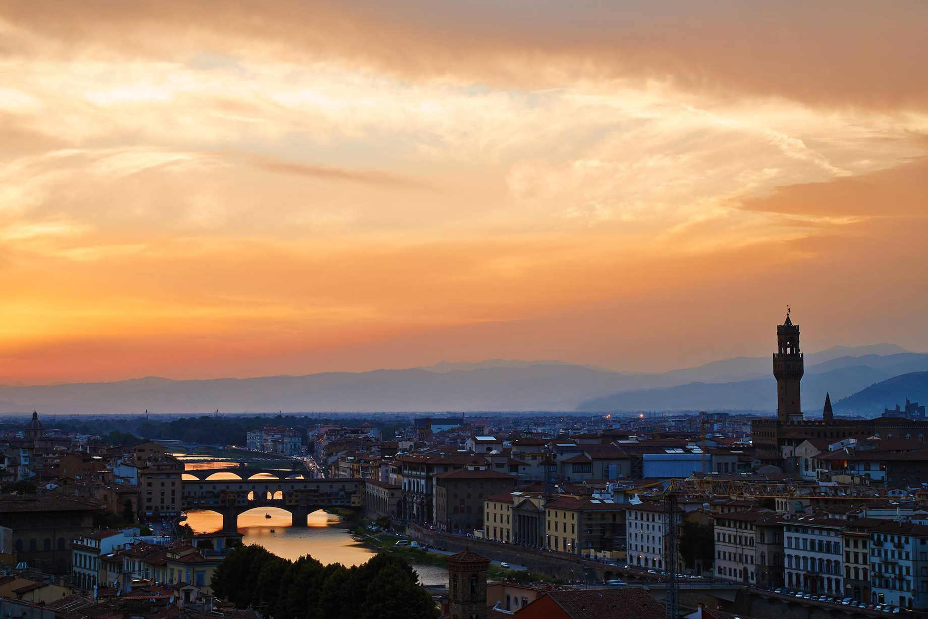 Relais Santa Croce By Baglioni Hotels & Resorts - Florence, Italy - Florence Aerial View Sunset