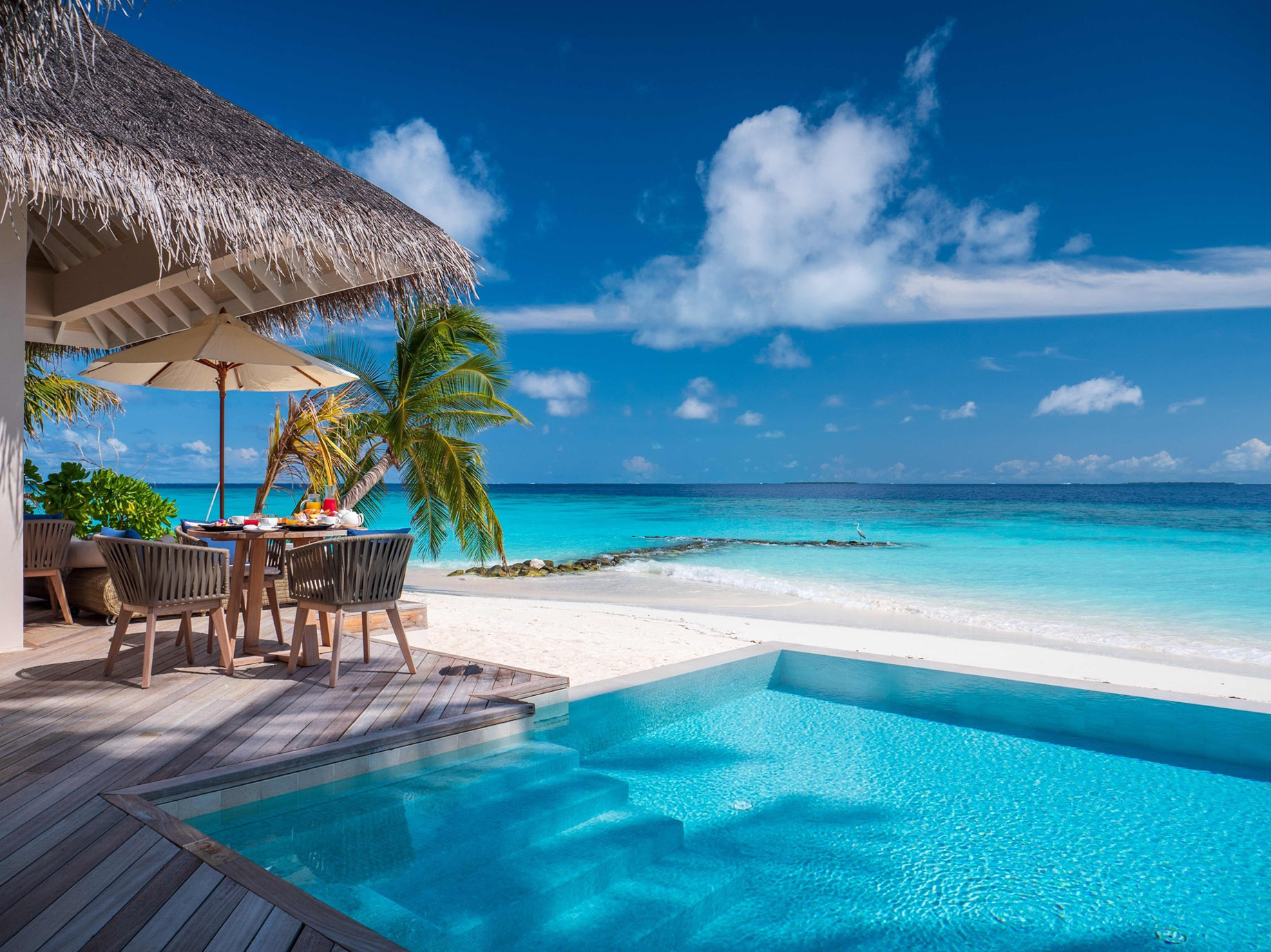 Baglioni Resort Maldives – Maagau Island, Rinbudhoo, Maldives – Beach Villa Pool Deck Ocean View