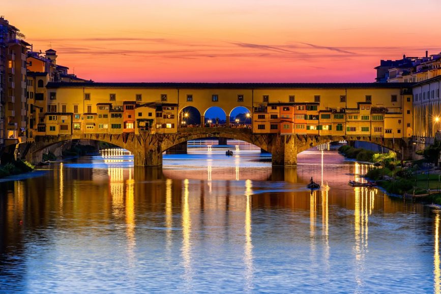 Relais Santa Croce By Baglioni Hotels & Resorts - Florence, Italy - Ponte Vecchio Sunset