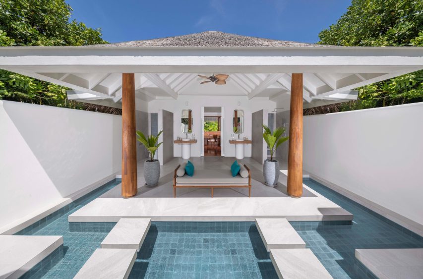 Anantara Kihavah Maldives Villas Resort - Baa Atoll, Maldives - Beach Pool Residence Outside Bathroom