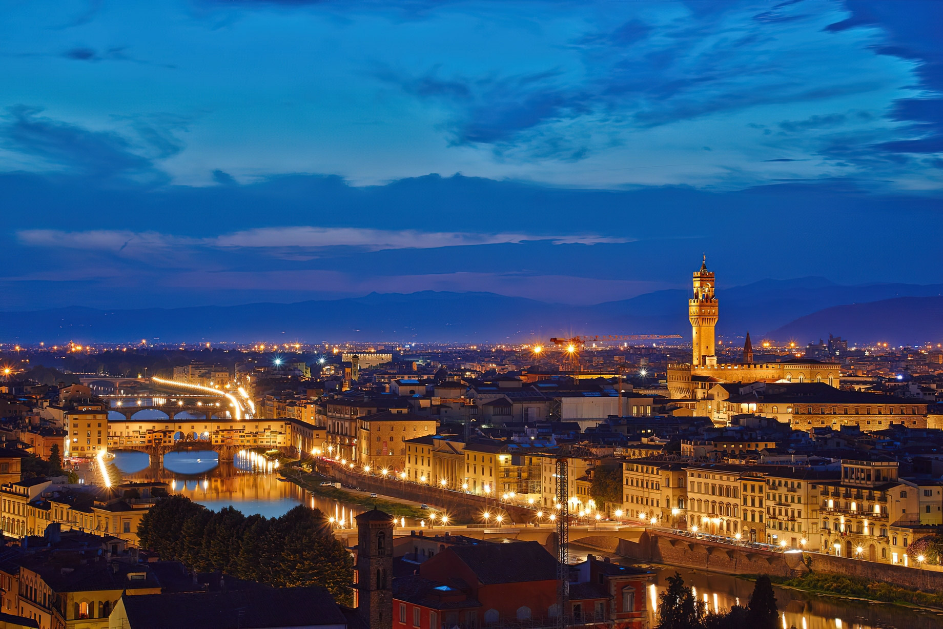 Relais Santa Croce By Baglioni Hotels & Resorts - Florence, Italy - Florence Aerial Night View