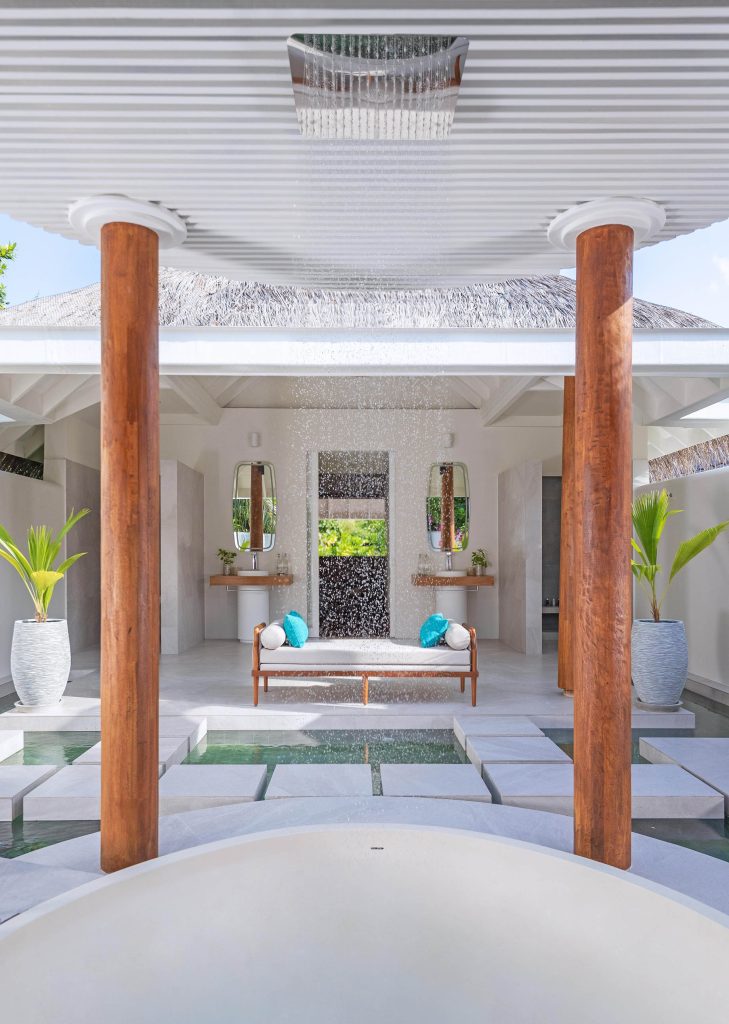 Anantara Kihavah Maldives Villas Resort - Baa Atoll, Maldives - Beach Pool Residence Outside Bathroom