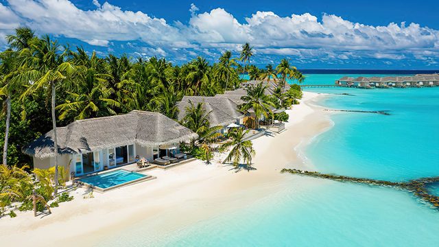 Baglioni Resort Maldives - Maagau Island, Rinbudhoo, Maldives - Beach Villas Aerial View