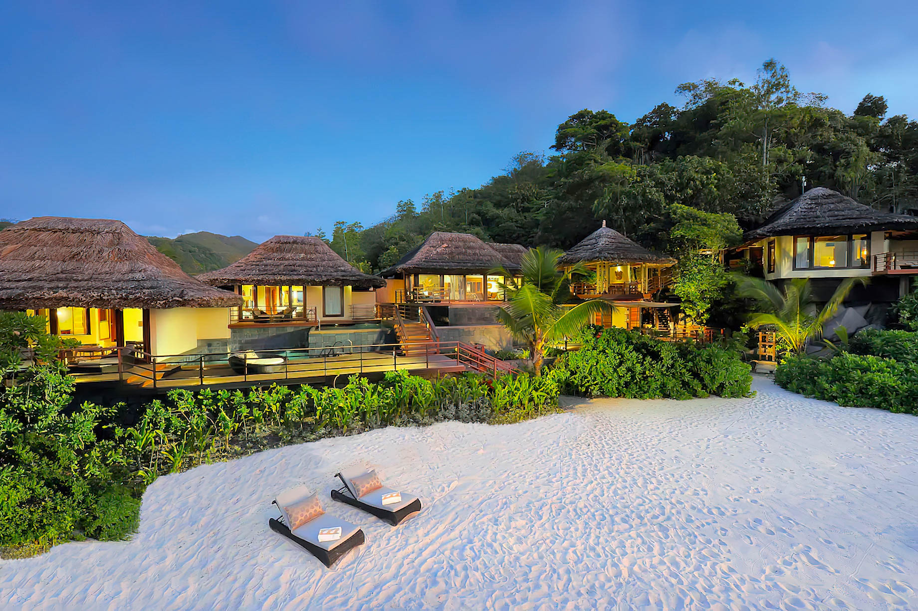 Constance Lemuria Resort - Praslin, Seychelles - Presidential Villa Exterior Beach View