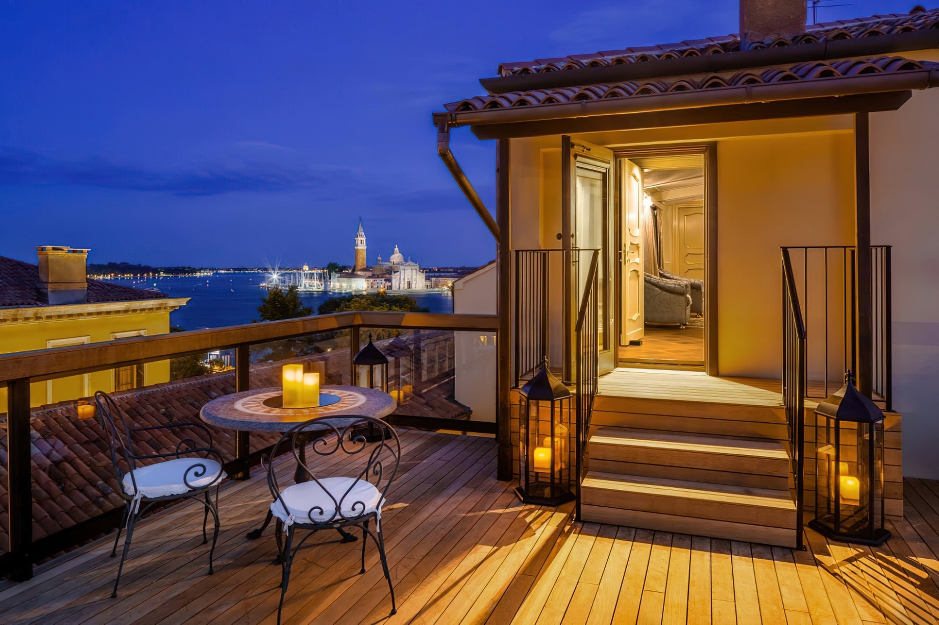 Baglioni Hotel Luna, Venezia – Venice, Italy – Terrace Night View