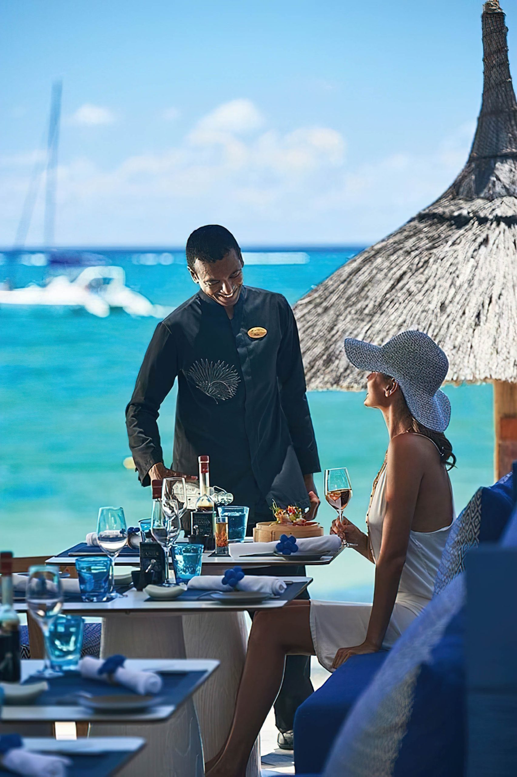 Constance Belle Mare Plage Resort – Mauritius – Indigo Restaurant Beachfront Dining