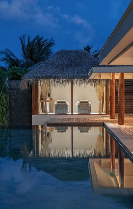 Anantara Kihavah Maldives Villas Resort - Baa Atoll, Maldives - Beach Pool Residence Personal Spa View Night