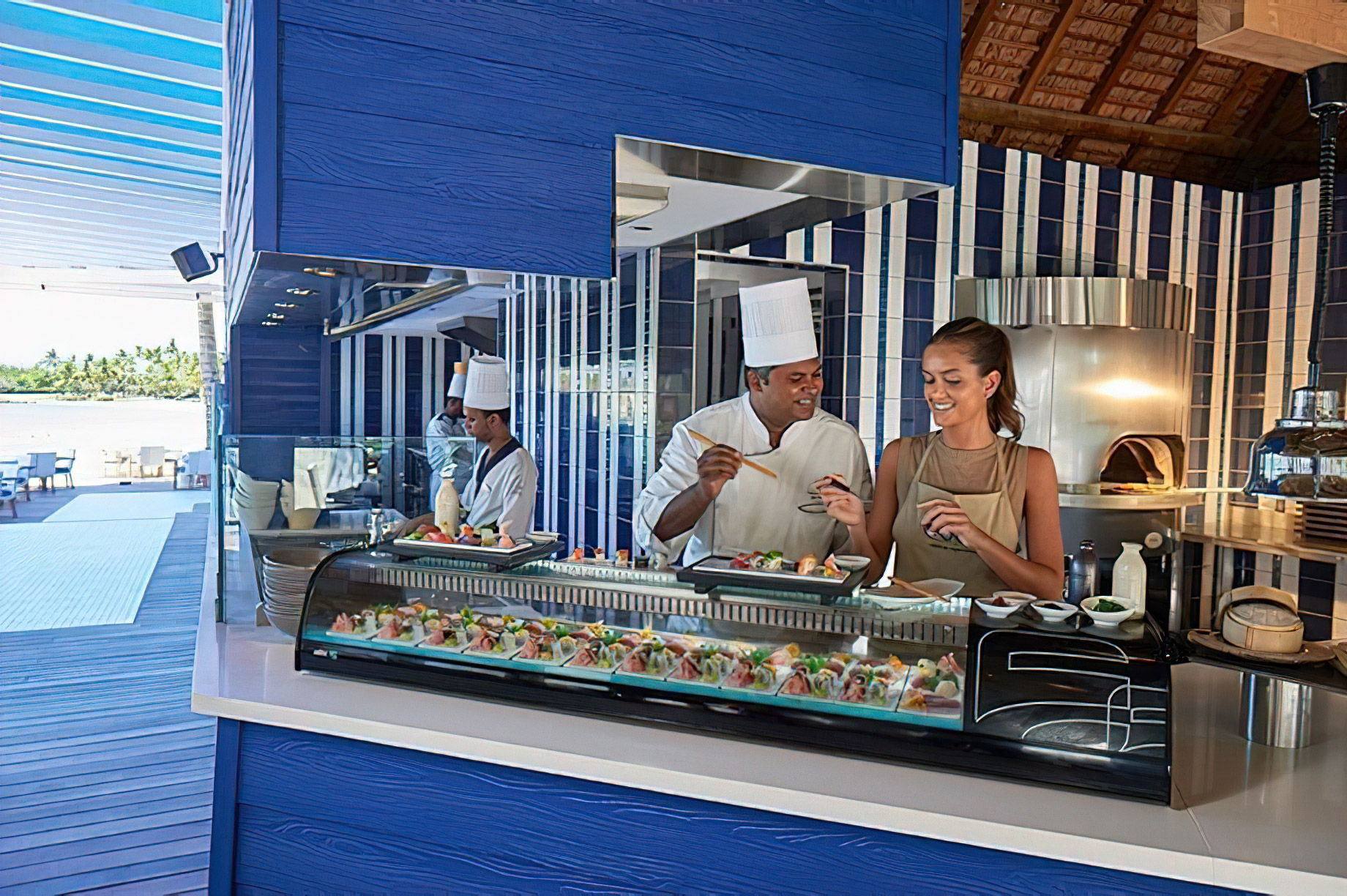 Constance Belle Mare Plage Resort - Mauritius - Indigo Restaurant Sushi