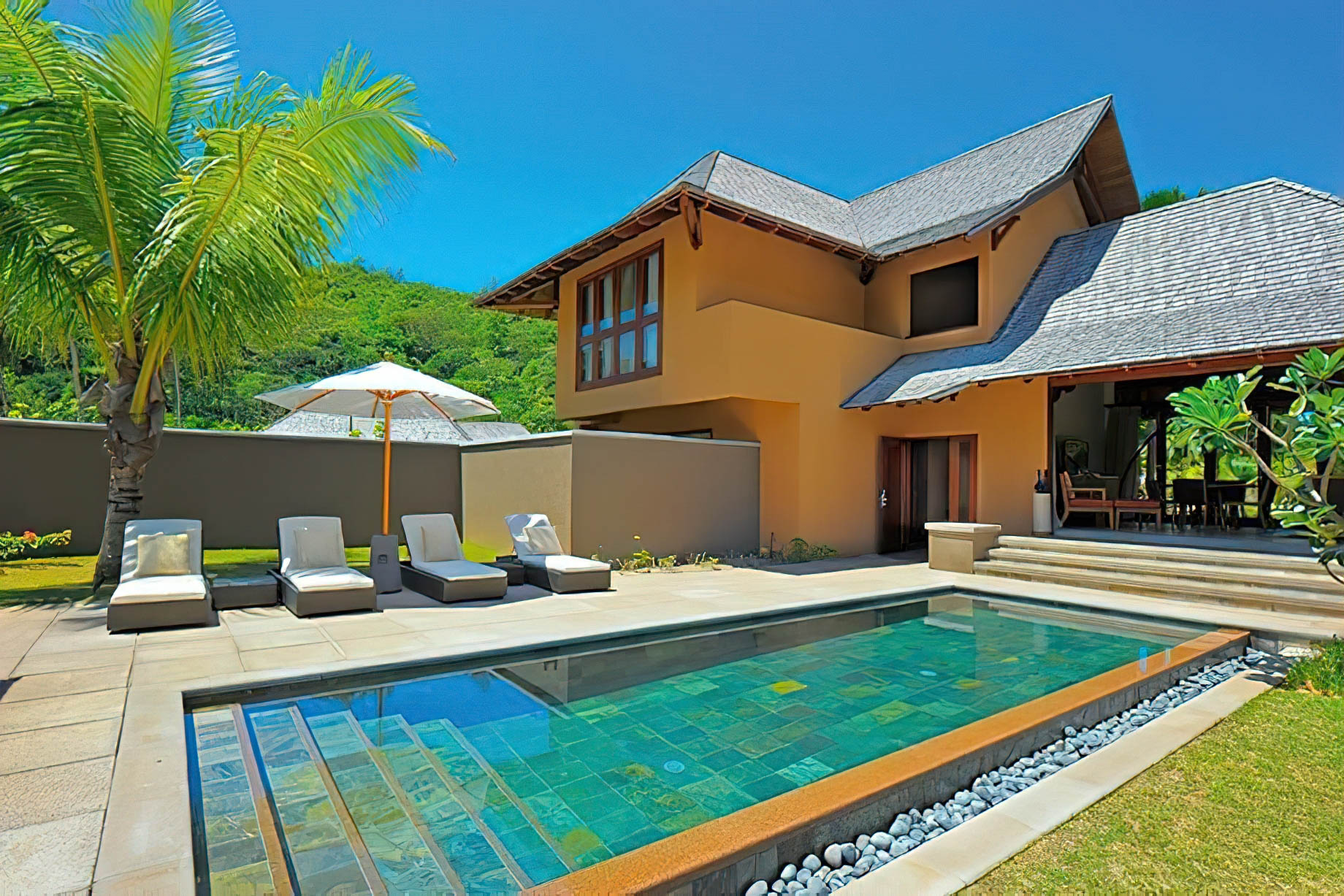 Constance Ephelia Resort – Port Launay, Mahe, Seychelles – Family Villa Pool Deck