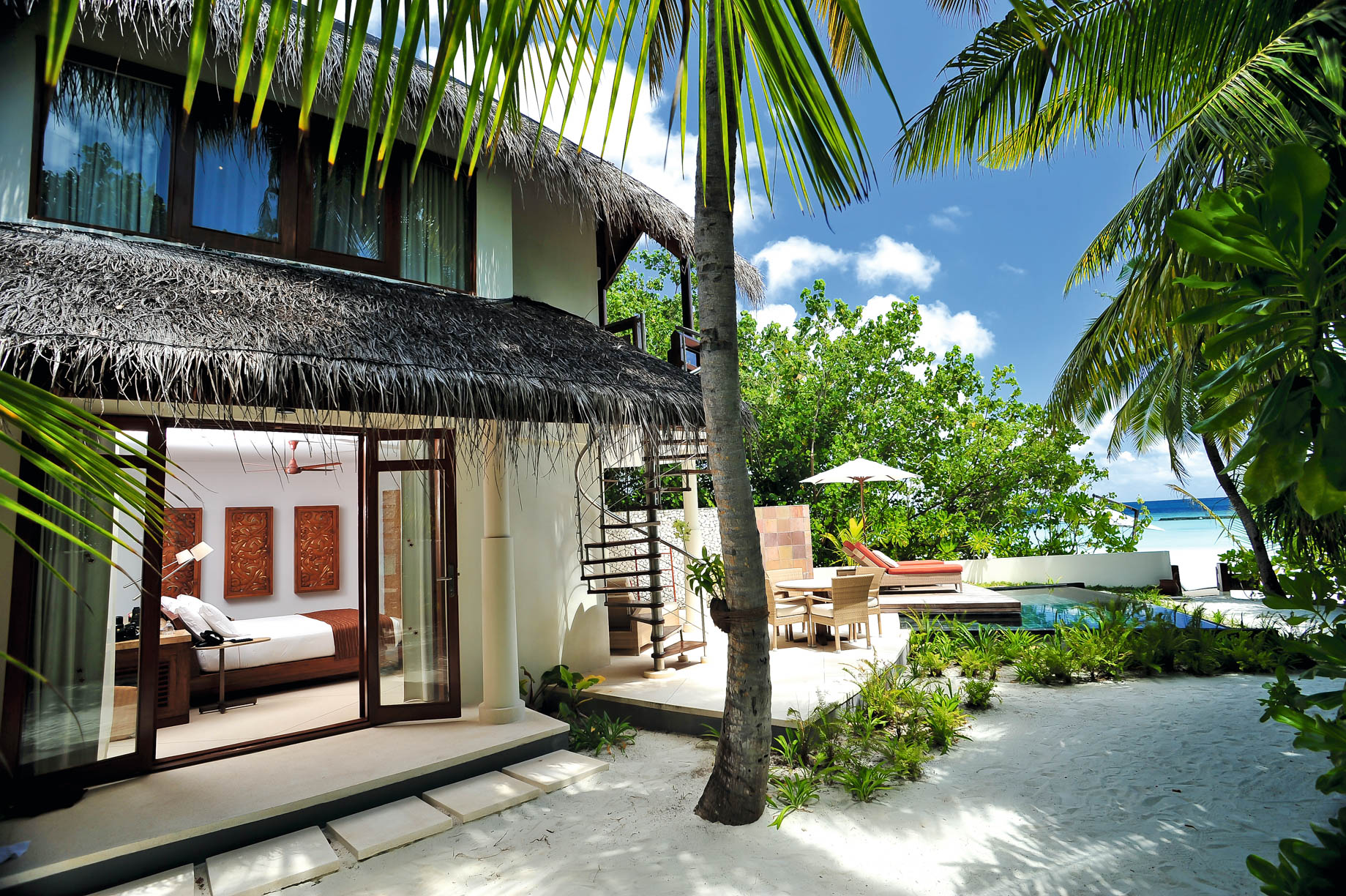 Constance Halaveli Resort – North Ari Atoll, Maldives – Double Storey Beach Villa Exterior View