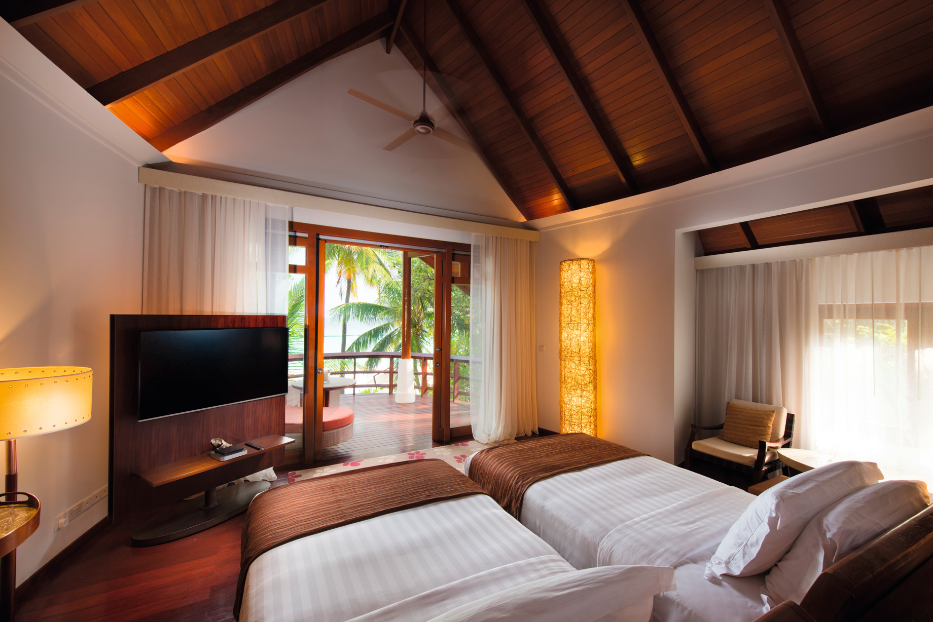 Constance Halaveli Resort – North Ari Atoll, Maldives – Double Storey Beach Villa Double Beds