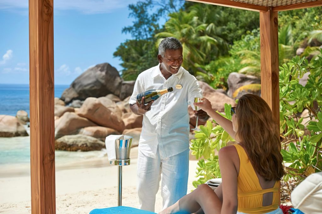 Constance Lemuria Resort - Praslin, Seychelles - Cabana Beach View