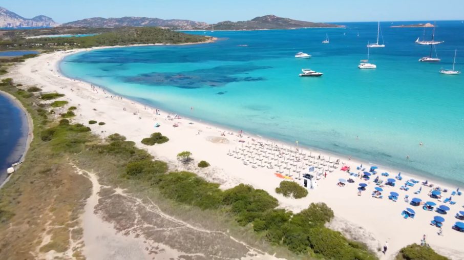 Baglioni Resort Sardinia - San Teodoro, Sardegna, Italy - Beach Aerial View
