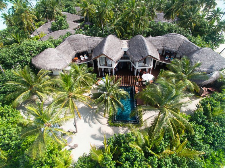 Constance Halaveli Resort - North Ari Atoll, Maldives - Presidential Villa Aerial View