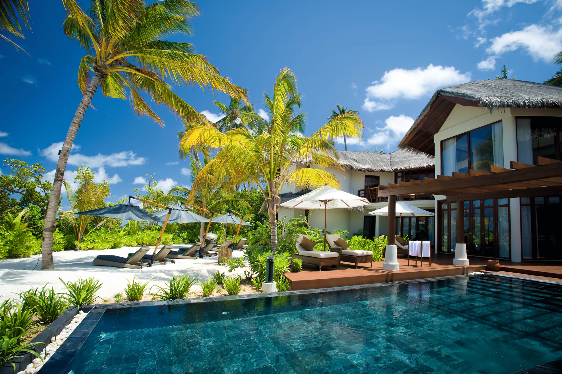 Constance Halaveli Resort – North Ari Atoll, Maldives – Presidential Villa Pool Deck