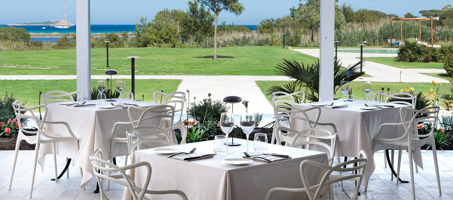 Baglioni Resort Sardinia – San Teodoro, Sardegna, Italy – Ruia Restaurant Ocean View Terrace
