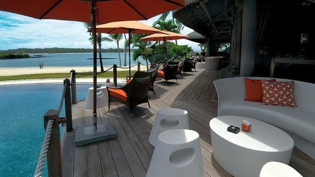 Constance Prince Maurice Resort - Mauritius - Laguna Bar Pool Beach View